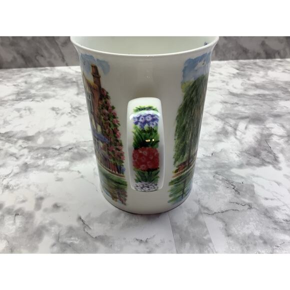 Vintage Wren Giftware "Cottages" design Mug by artist Clive Boardman - England - Picture 2 of 6